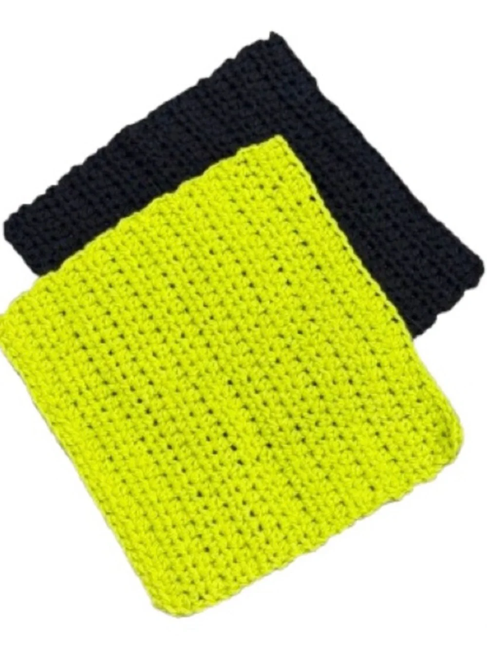Handmade Crocheted set of 2 washcloths